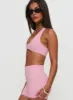 Pulse Active Halter Crop Pink sold by Princess Polly