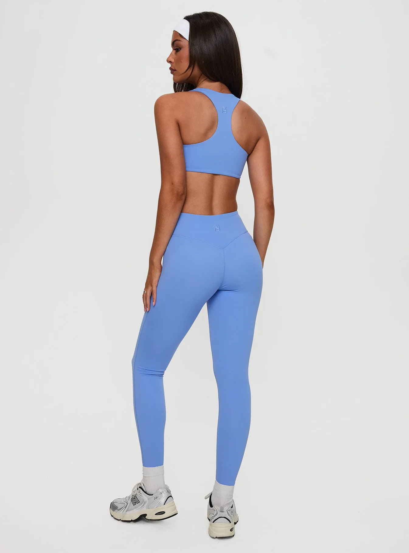 Pulse Full Length Active Tights Blue sold by Princess Polly product image thumbnail 5
