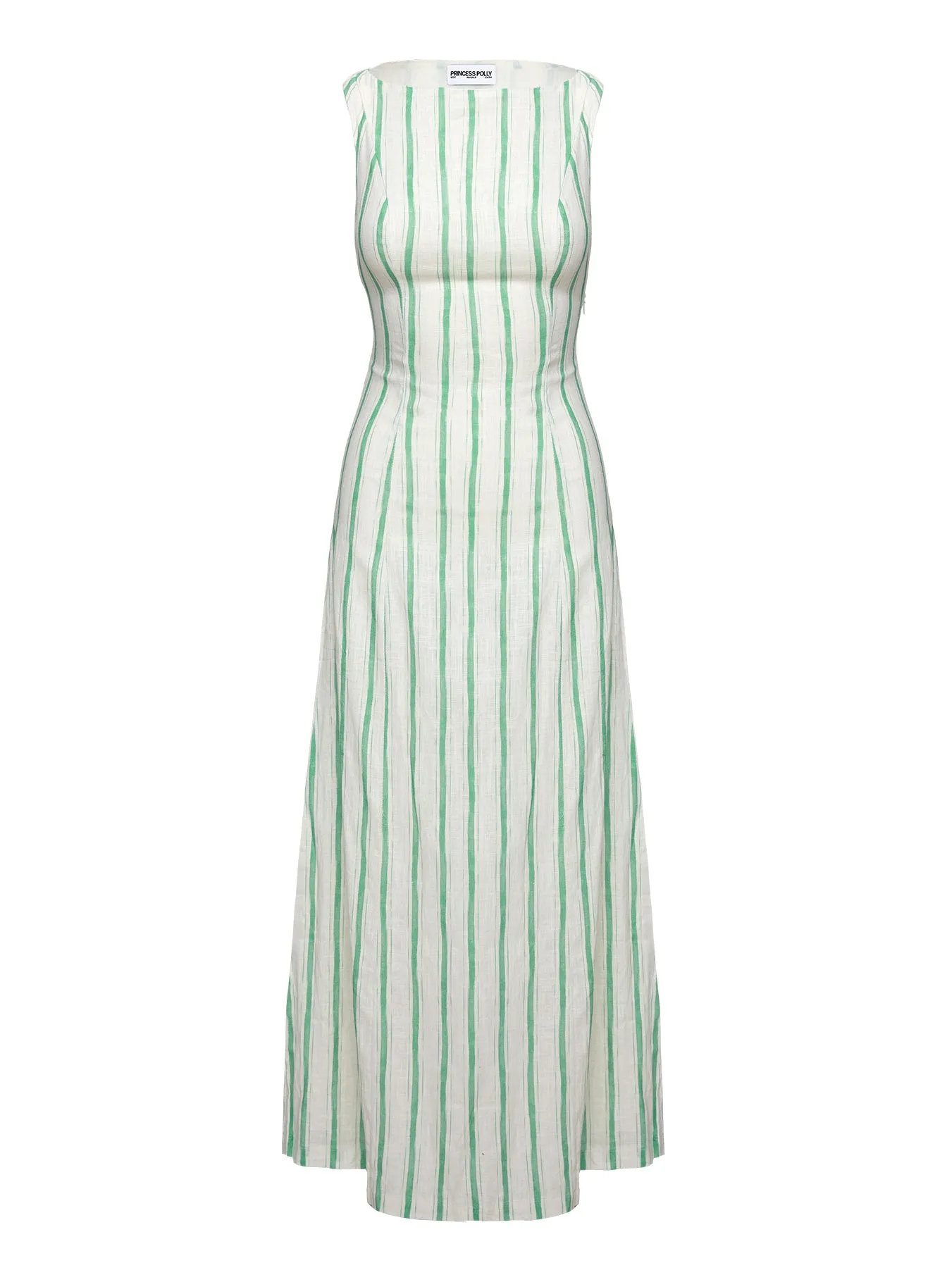 Lewisa Maxi Dress Green Stripe Petite sold by Princess Polly product image thumbnail 5