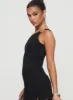 Talija One Shoulder Bodysuit Black Tall sold by Princess Polly