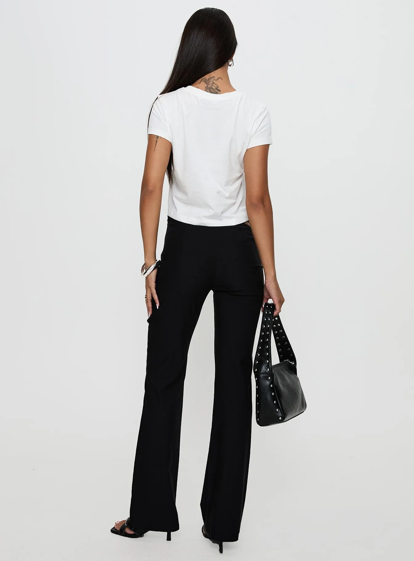 Eyes On You Flare Pants Black sold by Princess Polly product image thumbnail 5