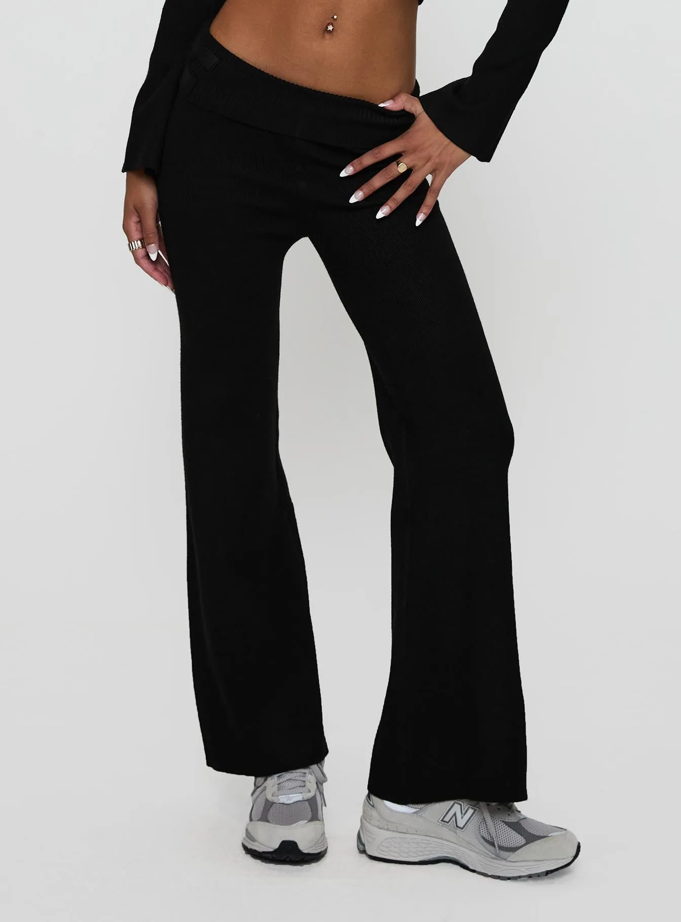 Try Me Knit Pants Black sold by Princess Polly product image thumbnail 2