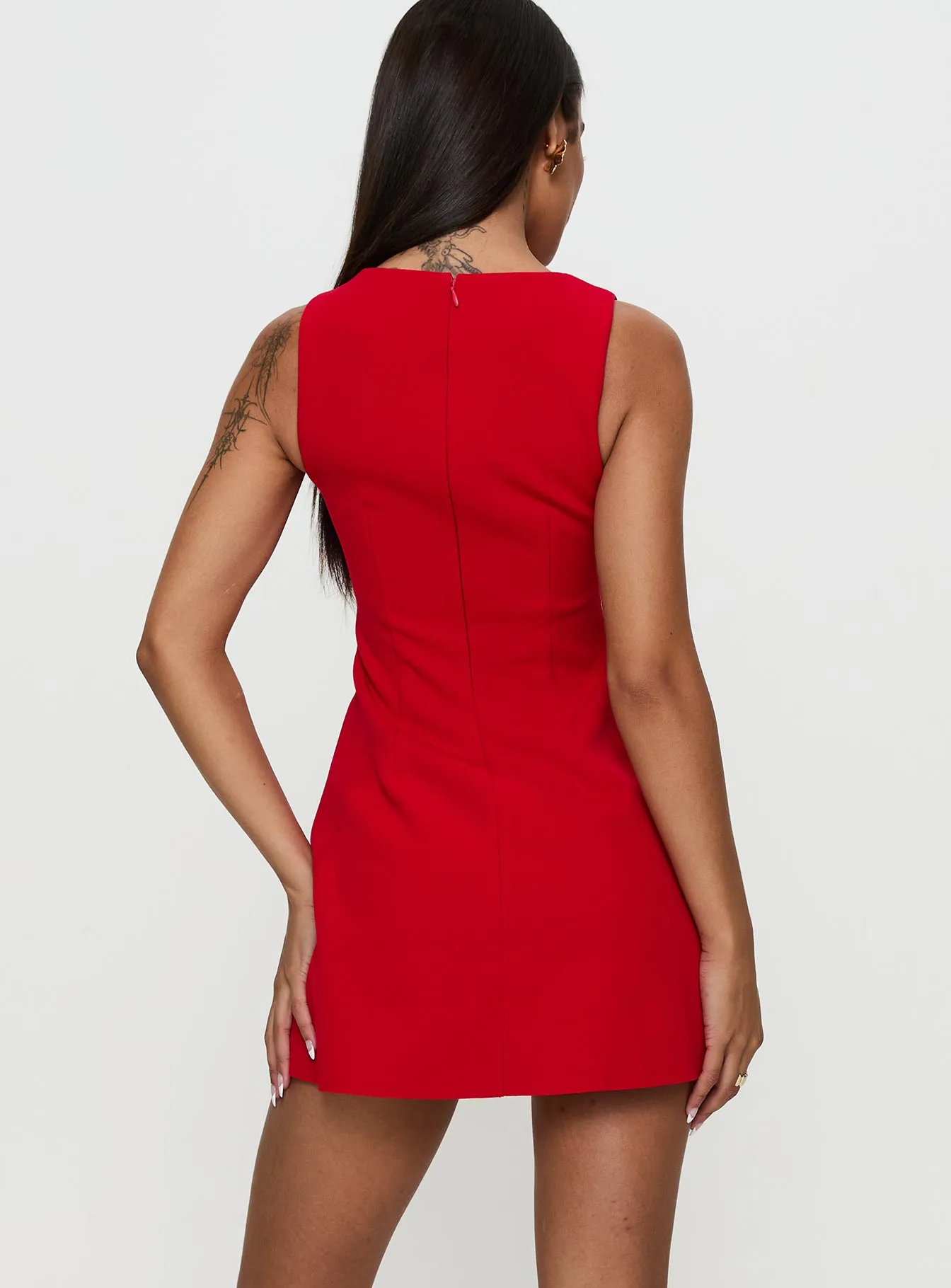 Anse Mini Dress Red sold by Princess Polly product image thumbnail 5