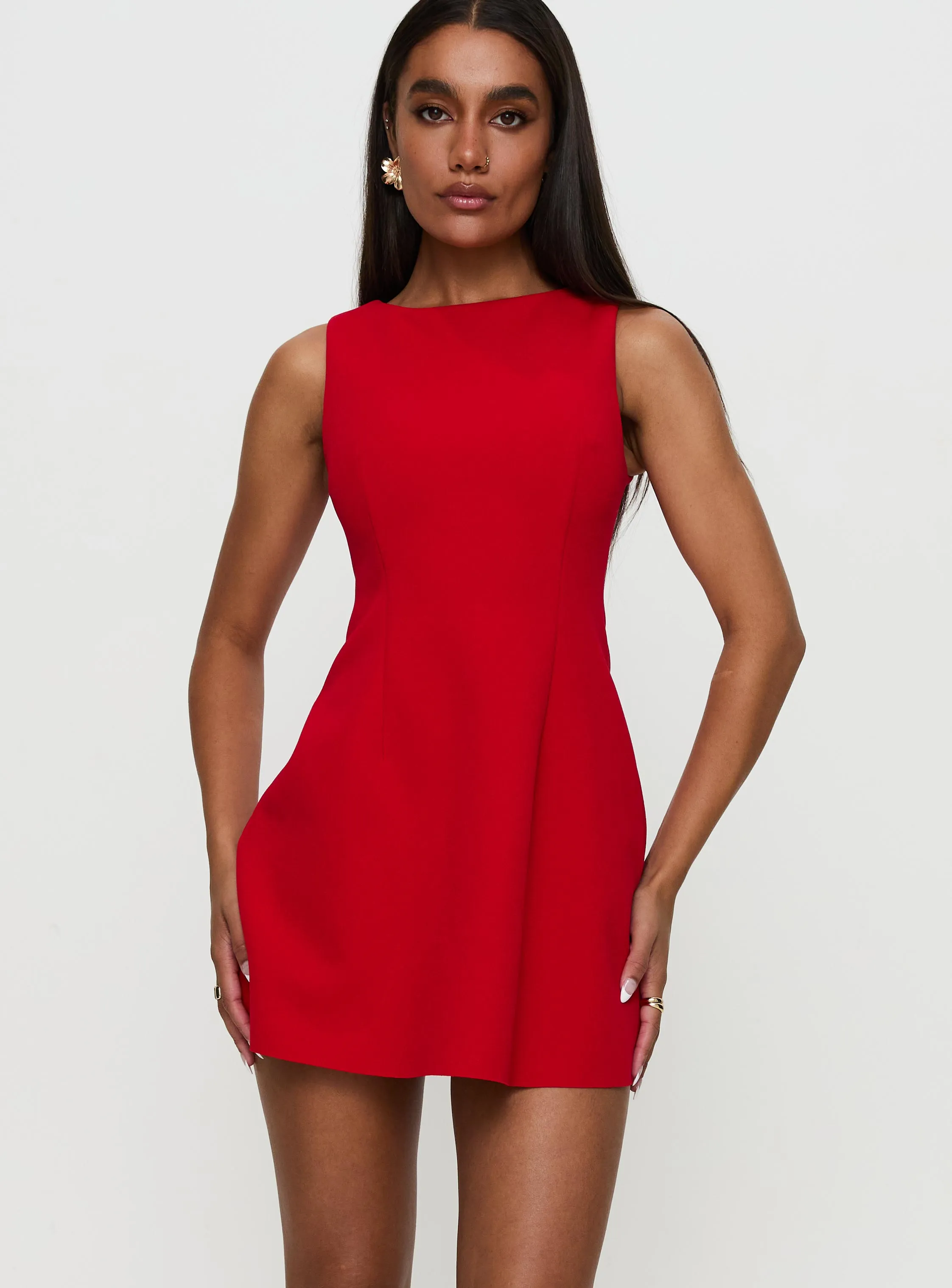 Anse Mini Dress Red sold by Princess Polly product image thumbnail 2