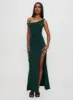 Rios One Shoulder Maxi Dress Green sold by Princess Polly