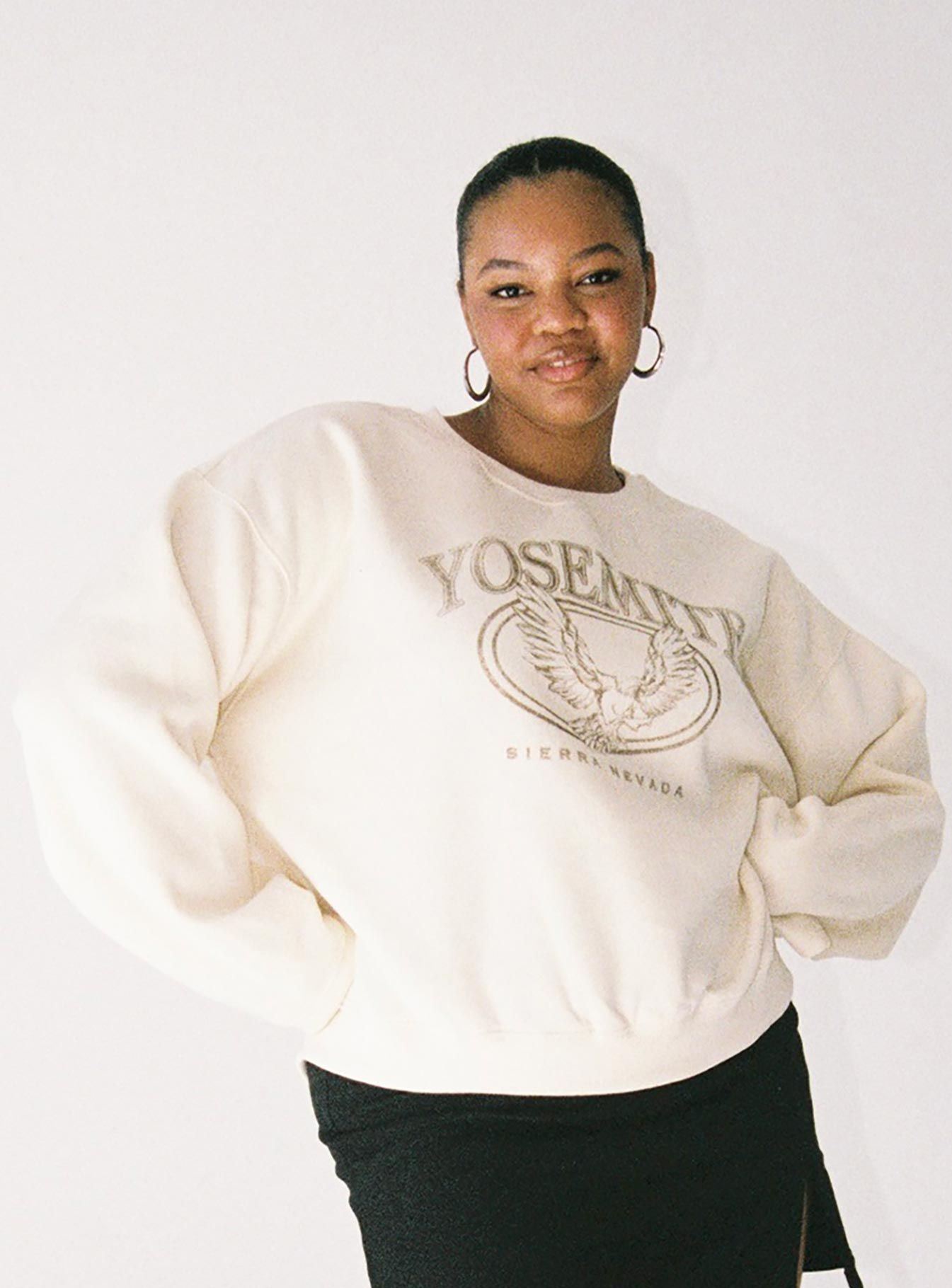 Yosemite Sweater Cream Curve sold by Princess Polly