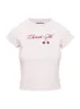 Cherish Me Graphic Top Pink sold by Princess Polly