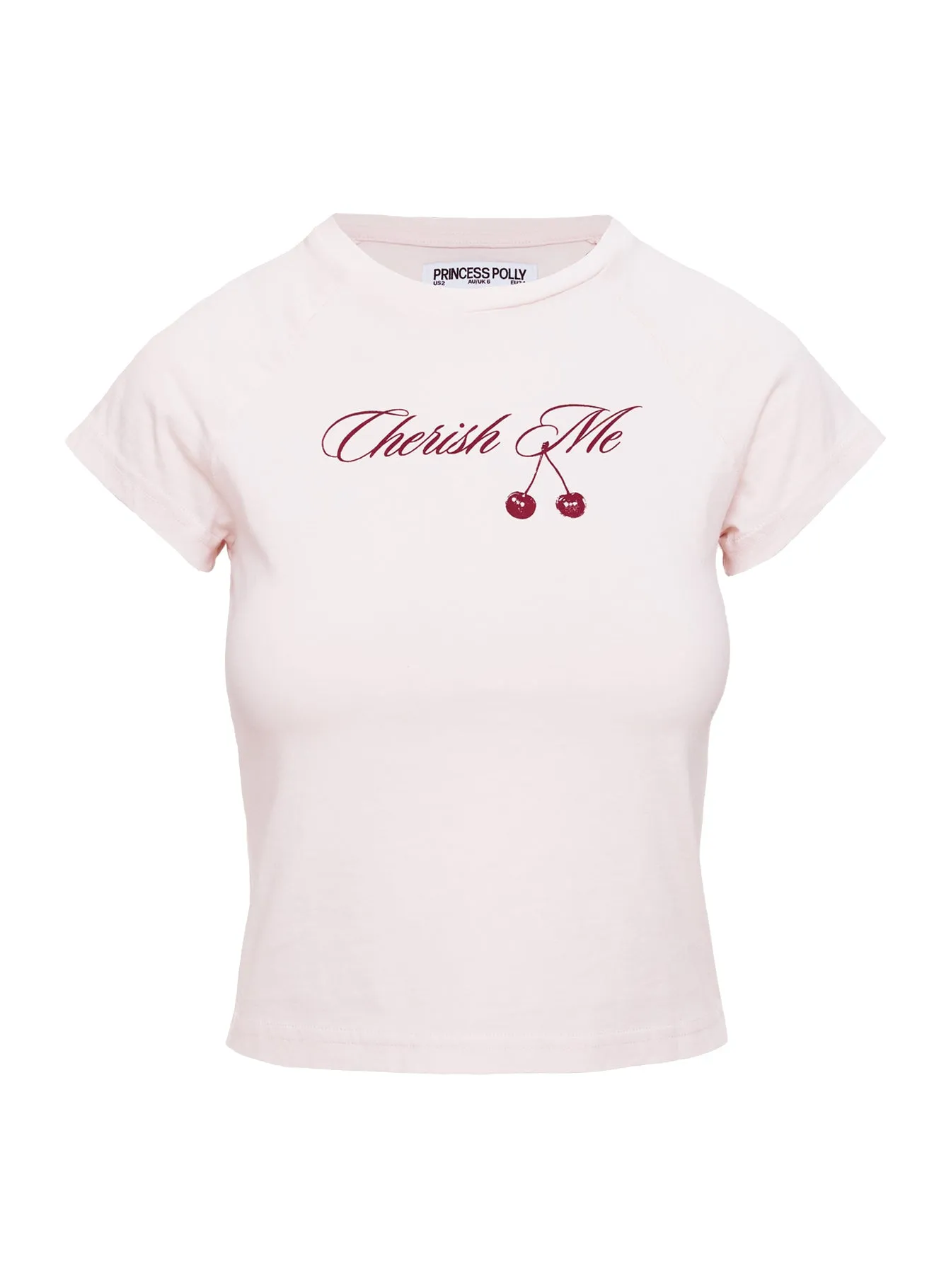 Cherish Me Graphic Top Pink sold by Princess Polly product image thumbnail 5