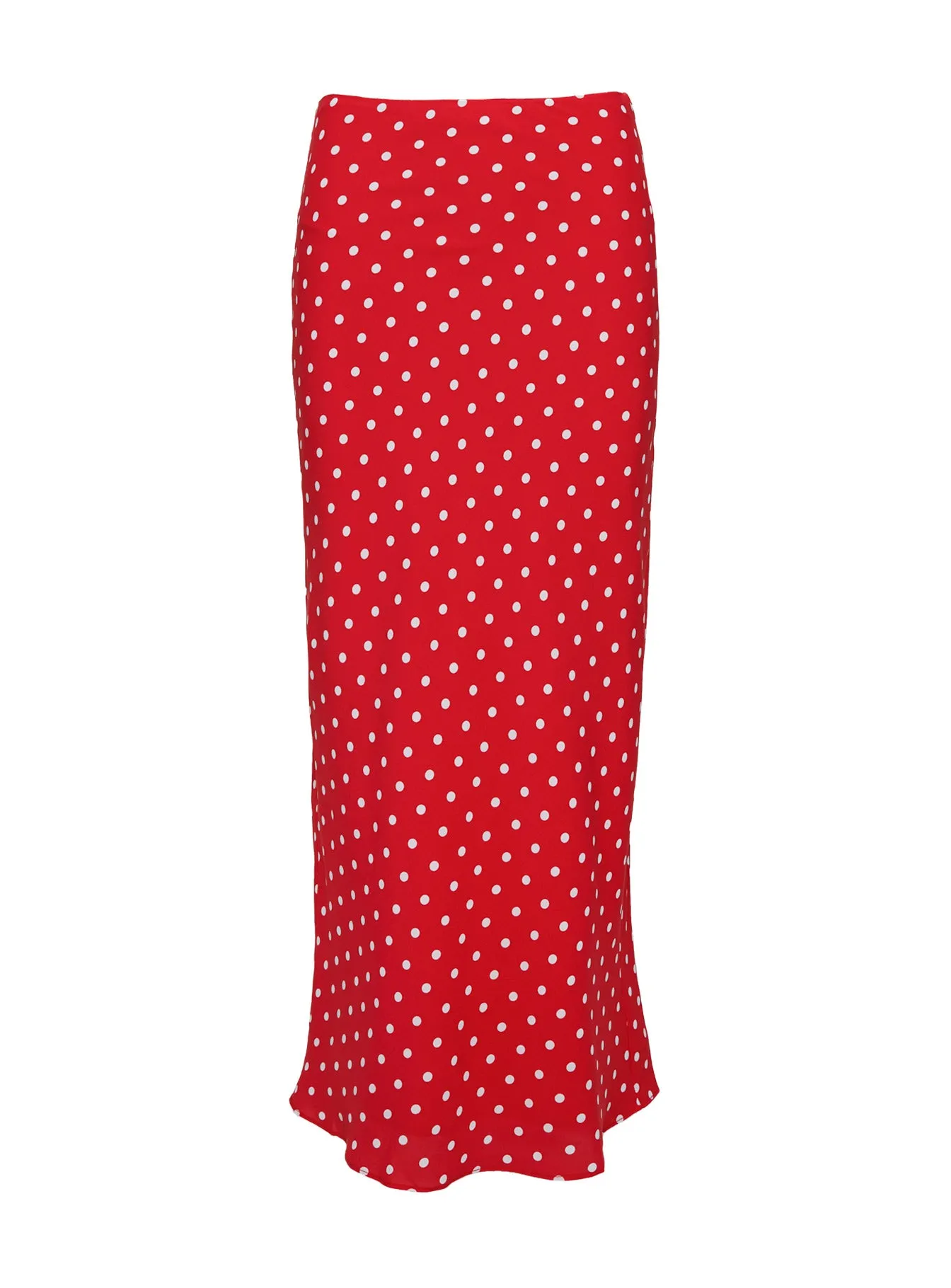 Hayze Maxi Skirt Red / White Polka sold by Princess Polly product image thumbnail 5