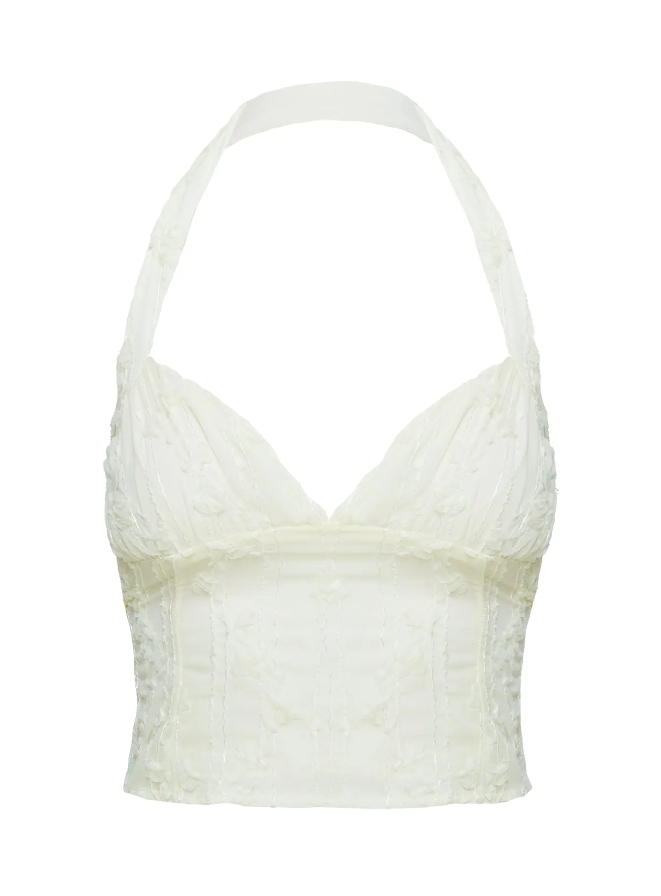 Aspyn Halter Top Yellow sold by Princess Polly product image thumbnail 5