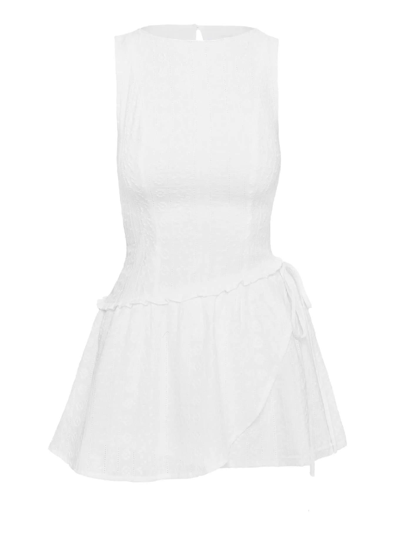 Cosie Mini Dress White sold by Princess Polly product image thumbnail 5
