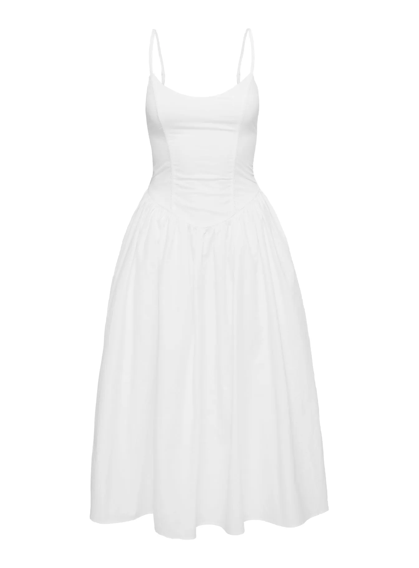 Such A Wallflower Midi Dress White sold by Princess Polly product image thumbnail 5