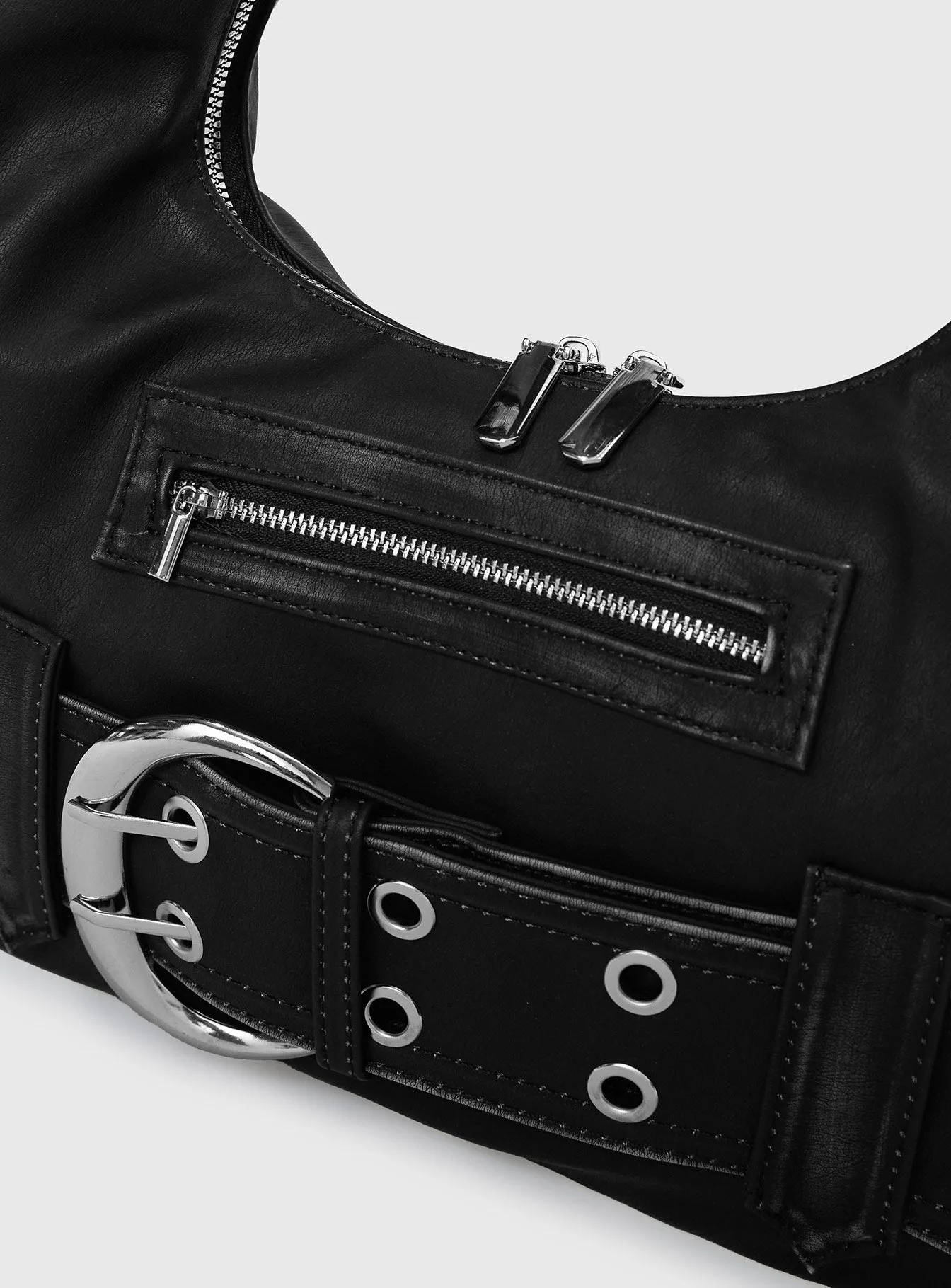 Astraia Buckle Detail Bag Black sold by Princess Polly product image thumbnail 5