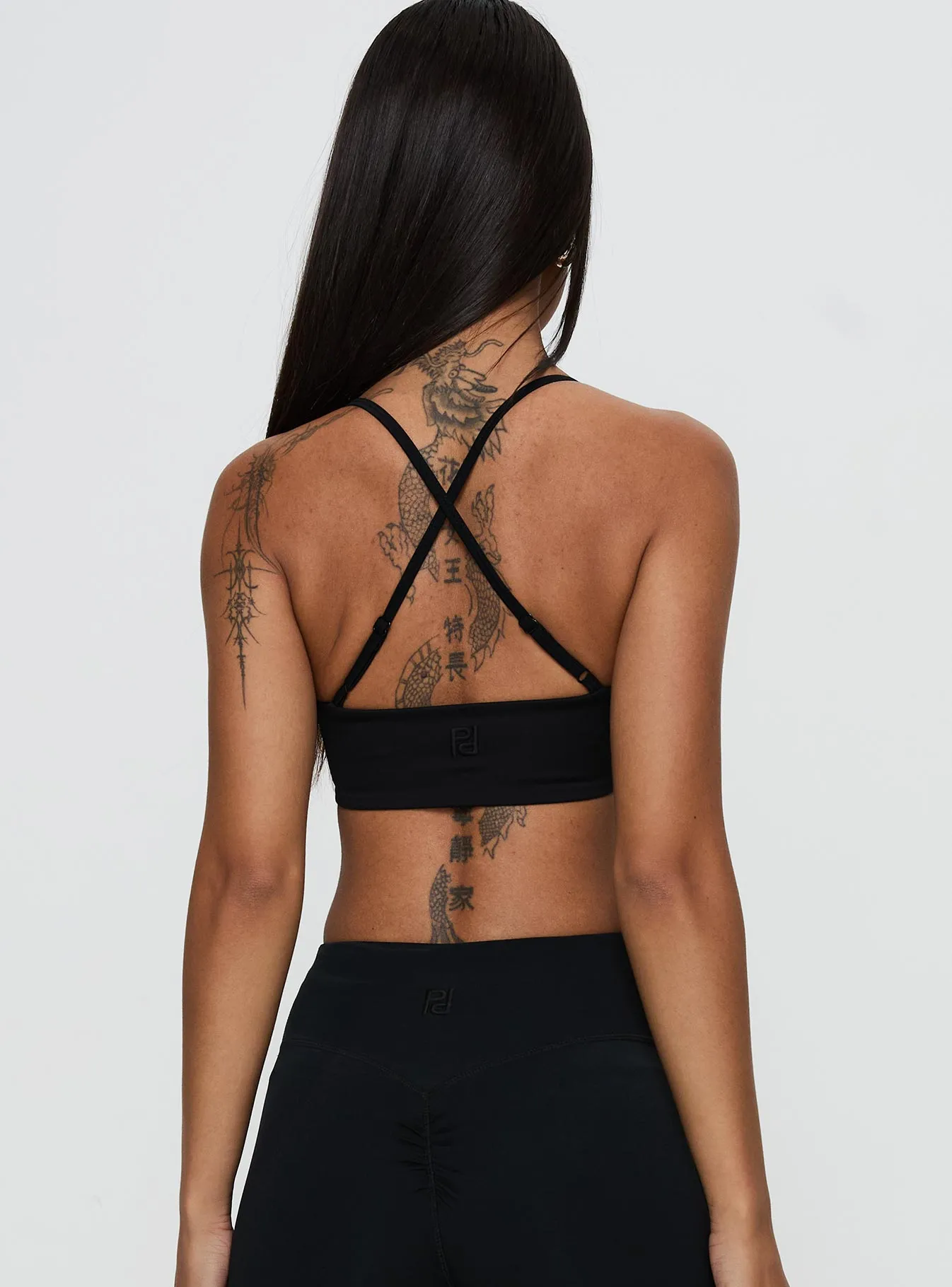 Finish Line Active Cross Back Top Black sold by Princess Polly product image thumbnail 5
