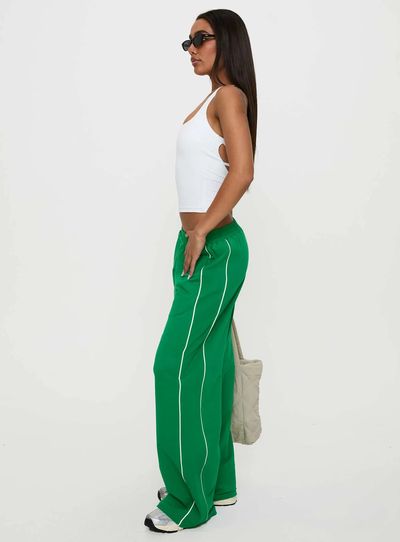 Field Day Track Pants Green sold by Princess Polly product image thumbnail 4