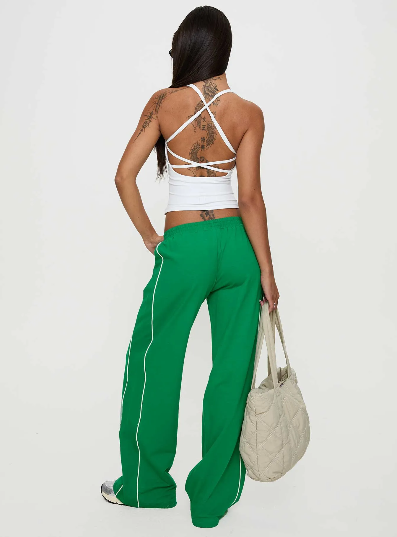 Field Day Track Pants Green sold by Princess Polly product image thumbnail 5