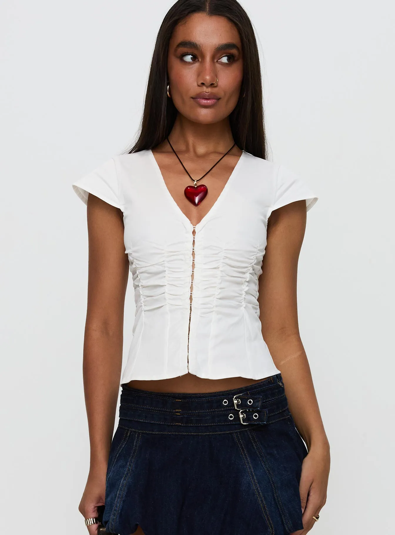 Indulgence Corset Top White sold by Princess Polly product image thumbnail 2