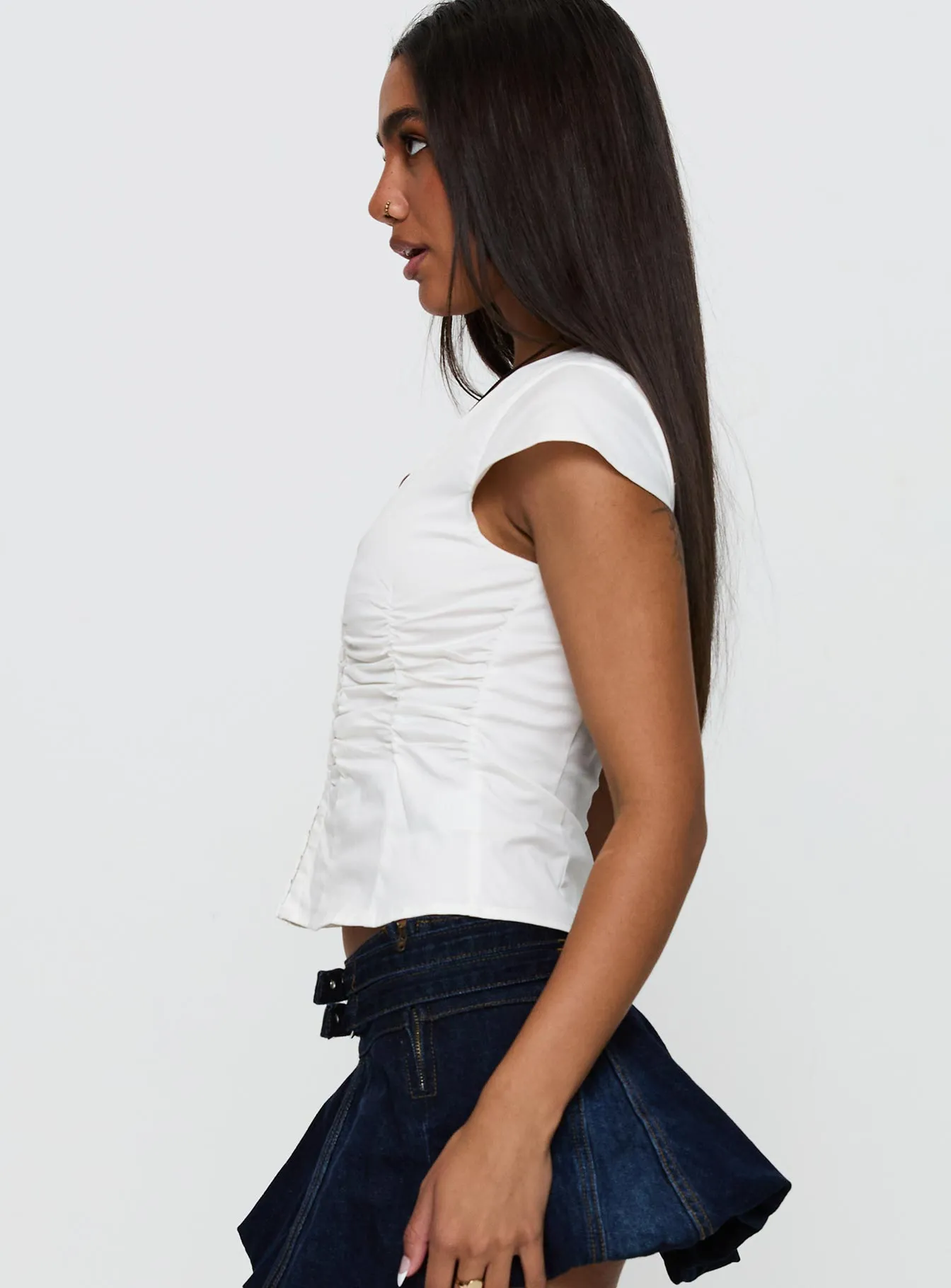 Indulgence Corset Top White sold by Princess Polly product image thumbnail 4