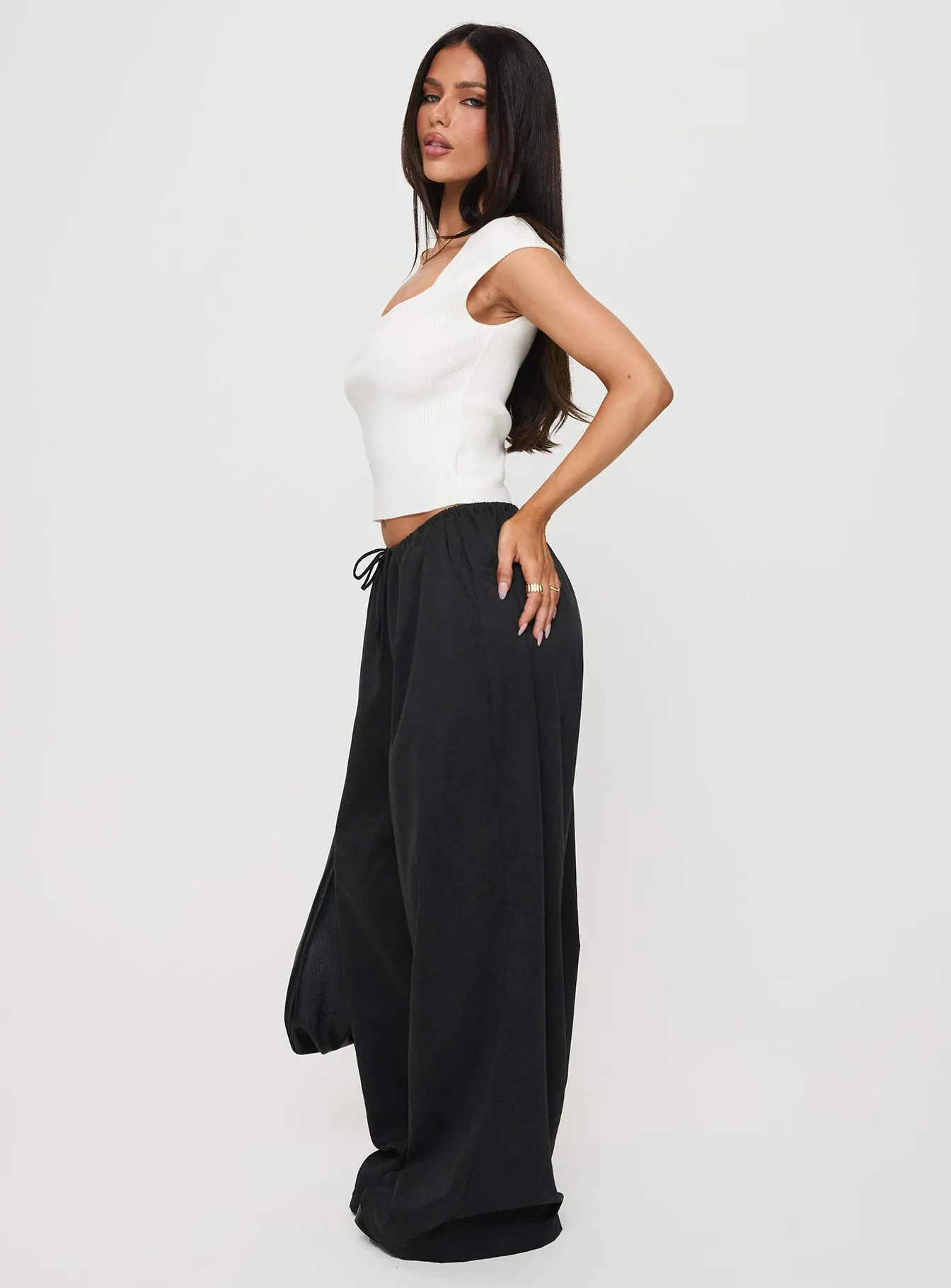Harbour Pant Black Petite sold by Princess Polly product image thumbnail 4