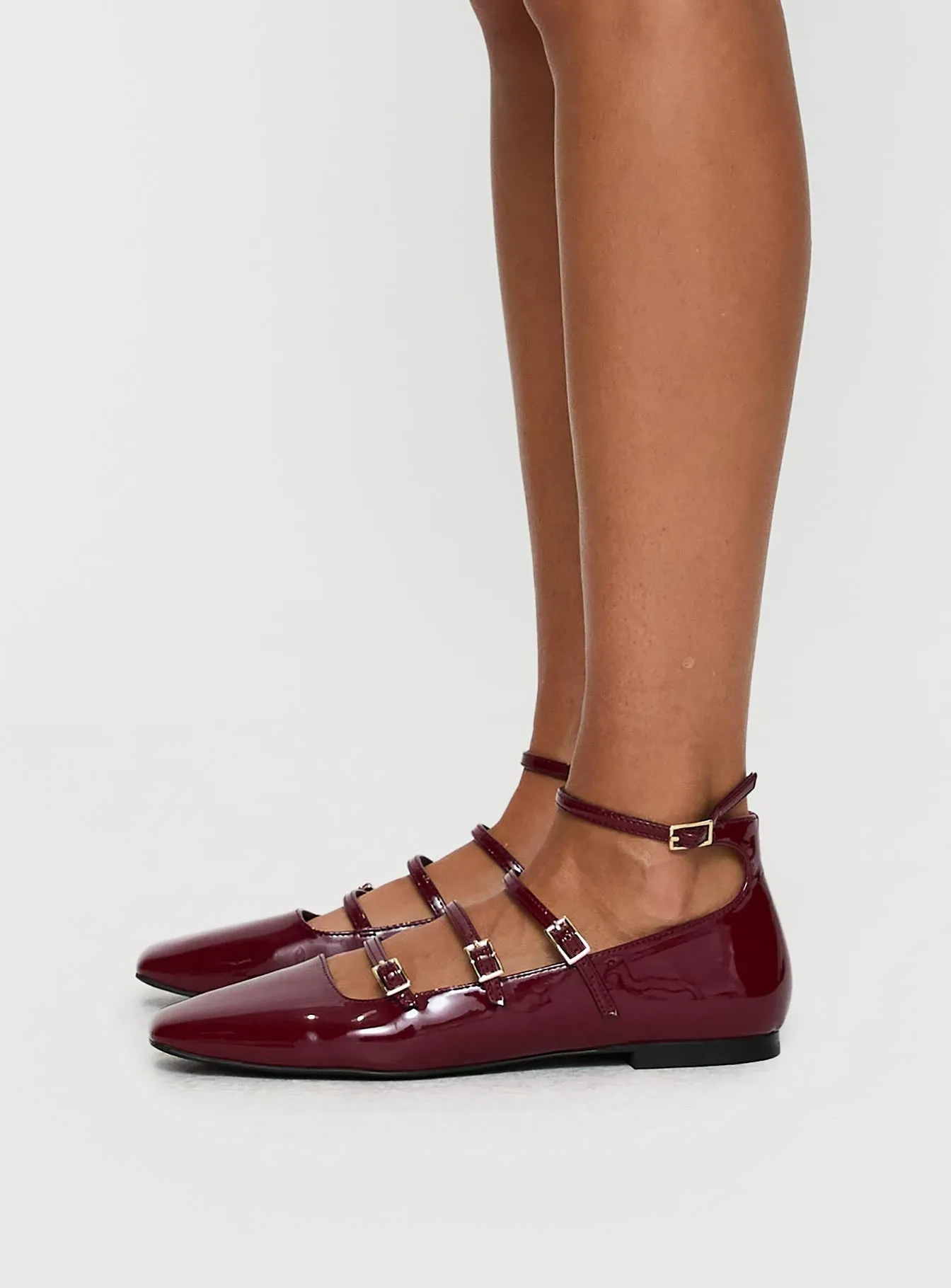 Zumma Flats Patent Cherry sold by Princess Polly product image thumbnail 3