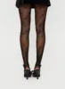 Nexus Bow Detail Stockings Black sold by Princess Polly