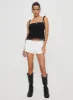 Rhubarb Lace Shorts White sold by Princess Polly