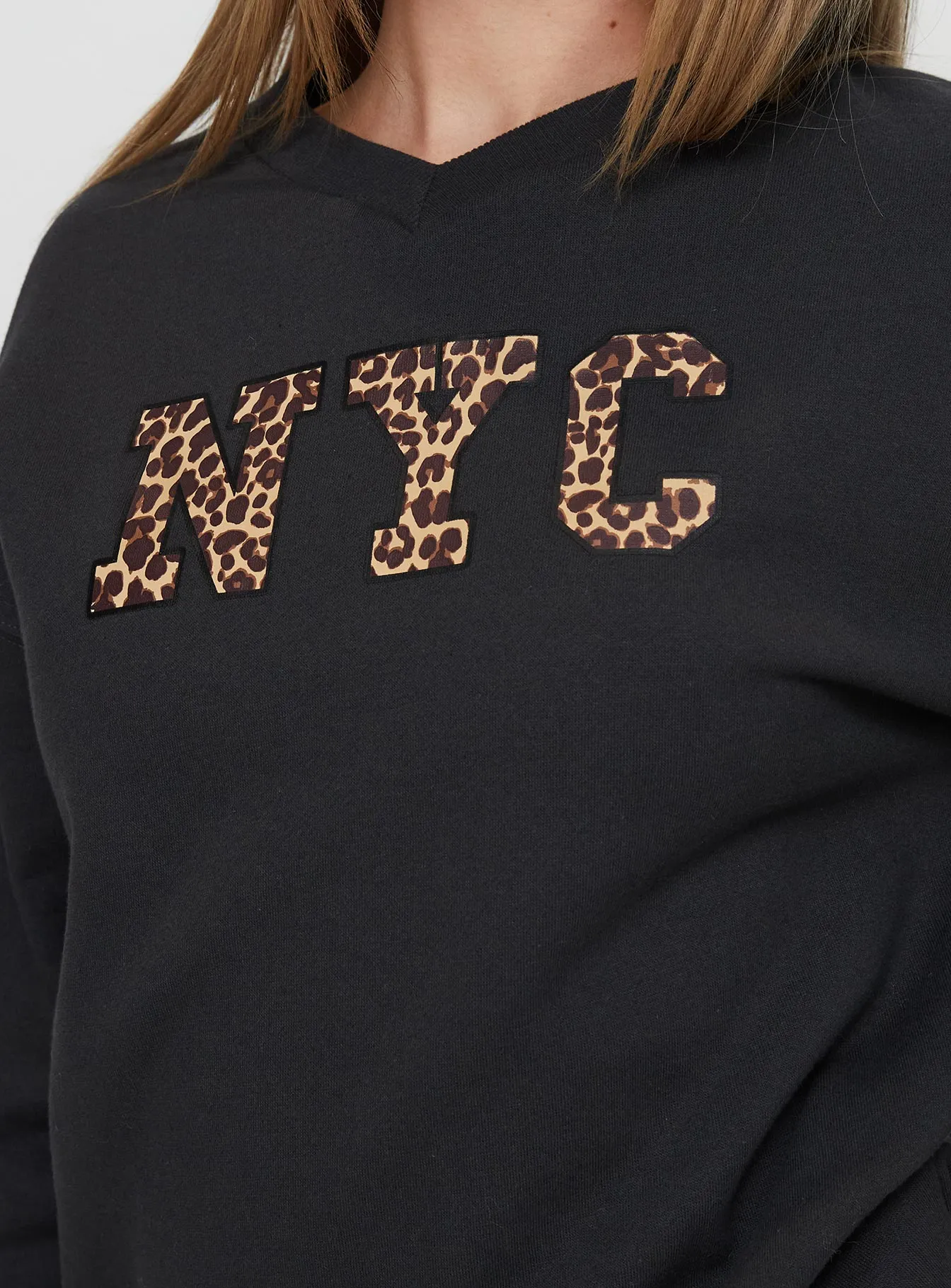 Wild In NYC Sweater Black sold by Princess Polly product image thumbnail 5
