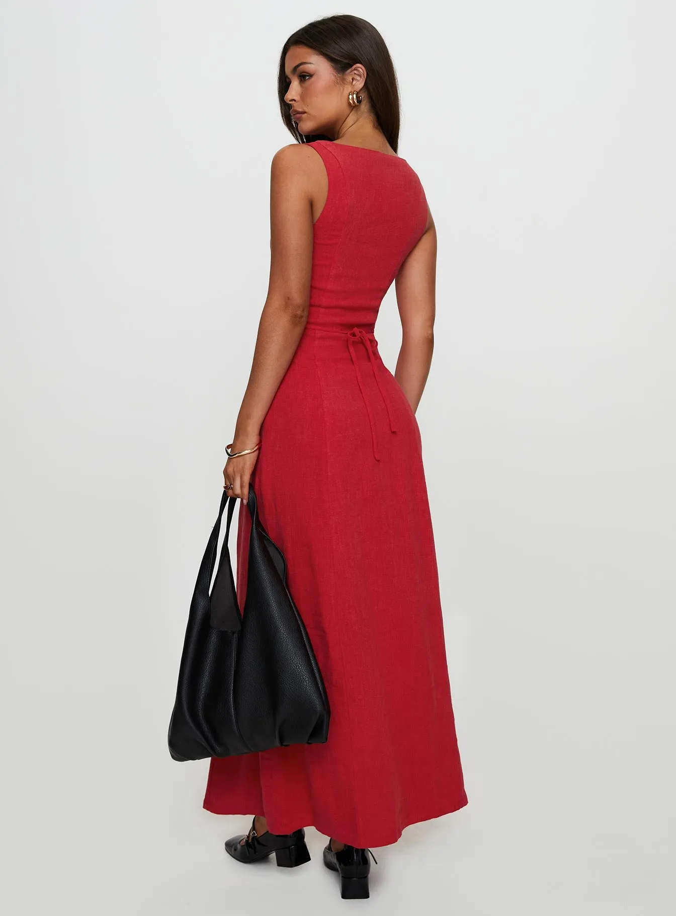 Lewisa Maxi Dress Red sold by Princess Polly product image thumbnail 4