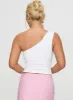Huxlee One Shoulder Top White Floral sold by Princess Polly