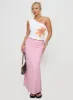 Huxlee One Shoulder Top White Floral sold by Princess Polly