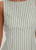 Alfalfa Shift Mini Dress Green Stripe sold by Princess Polly