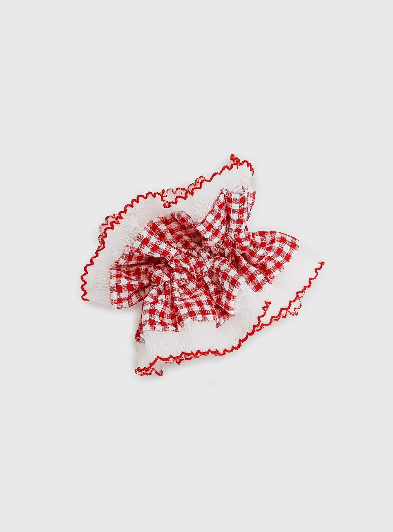 Downtown Scene Scrunchie Red Gingham sold by Princess Polly product image thumbnail 3