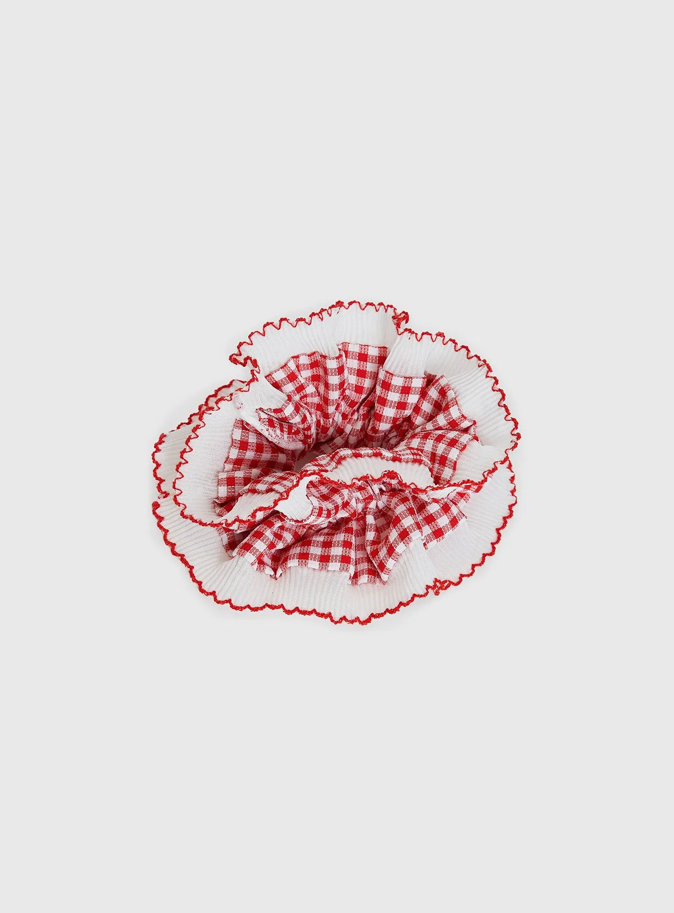 Downtown Scene Scrunchie Red Gingham sold by Princess Polly product image thumbnail 2
