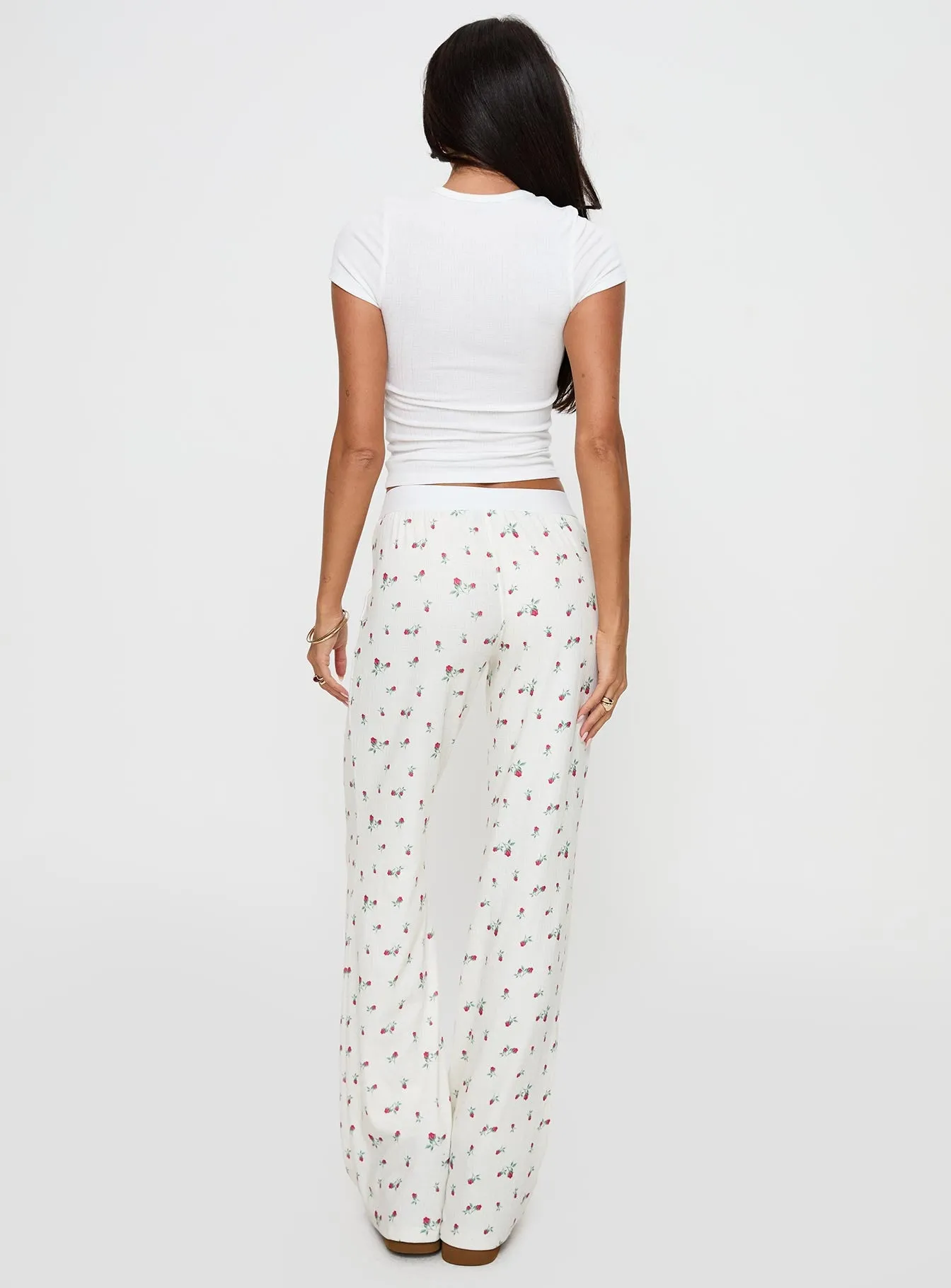 Lullabies Pointelle Sleep Pant Yellow sold by Princess Polly product image thumbnail 5