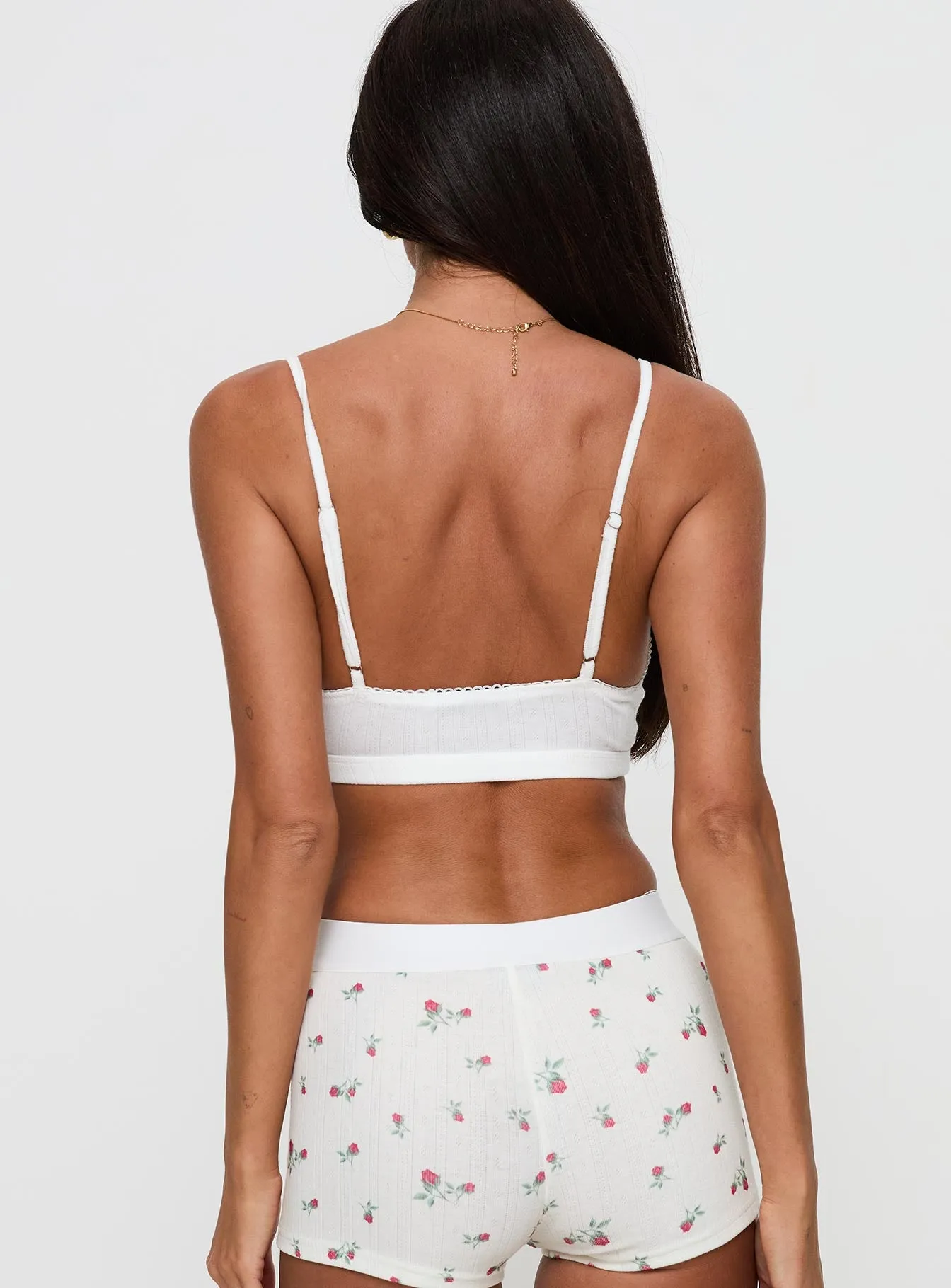 Slumber Pointelle Sleep Bralette White sold by Princess Polly product image thumbnail 5