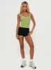 Layup Active Longline Cross Back Top Green sold by Princess Polly