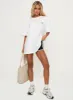 Club Polly Oversized Tee White sold by Princess Polly