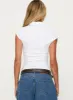 Prodigy Collared Polo Top White sold by Princess Polly