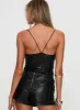 Strobe Lights Cowl Neck Top Black Glitter sold by Princess Polly