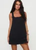 Alanah Mini Dress Black Tall sold by Princess Polly