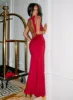 Frederica Plunge Maxi Dress Red sold by Princess Polly