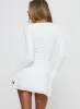 Dejonge Ring Mini Dress White sold by Princess Polly