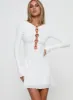 Dejonge Ring Mini Dress White sold by Princess Polly