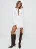 Dejonge Ring Mini Dress White sold by Princess Polly
