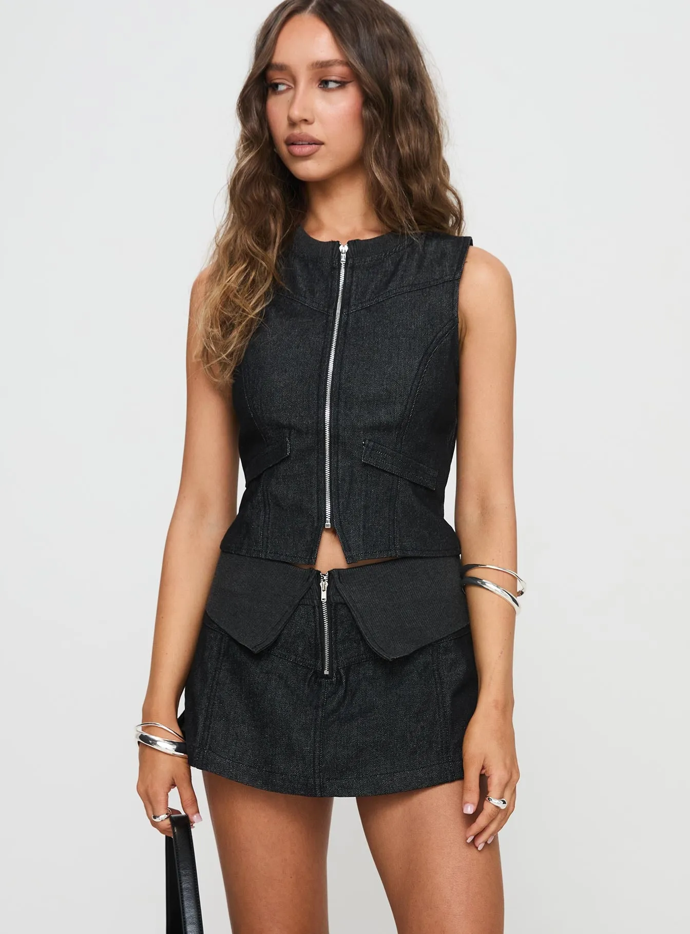 Isibel Skort Black sold by Princess Polly product image thumbnail 2