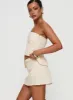 Full Disclosure Skort Cream sold by Princess Polly