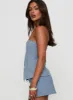 Lavish Living Strapless Top Blue sold by Princess Polly