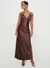 Angels Only Maxi Dress Chocolate sold by Princess Polly