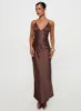 Angels Only Maxi Dress Chocolate sold by Princess Polly