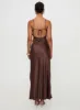 Angels Only Maxi Dress Chocolate sold by Princess Polly